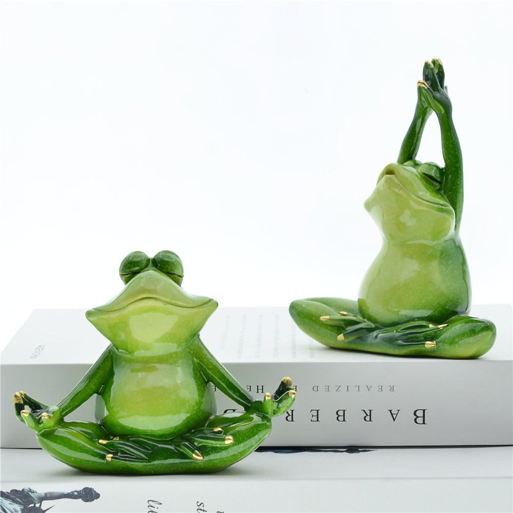 NamaStay Well mini frog ornaments