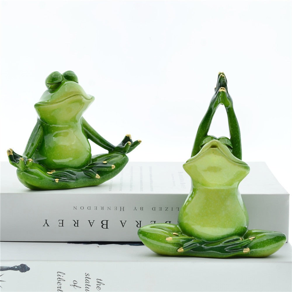 NamaStay Well mini frog ornaments