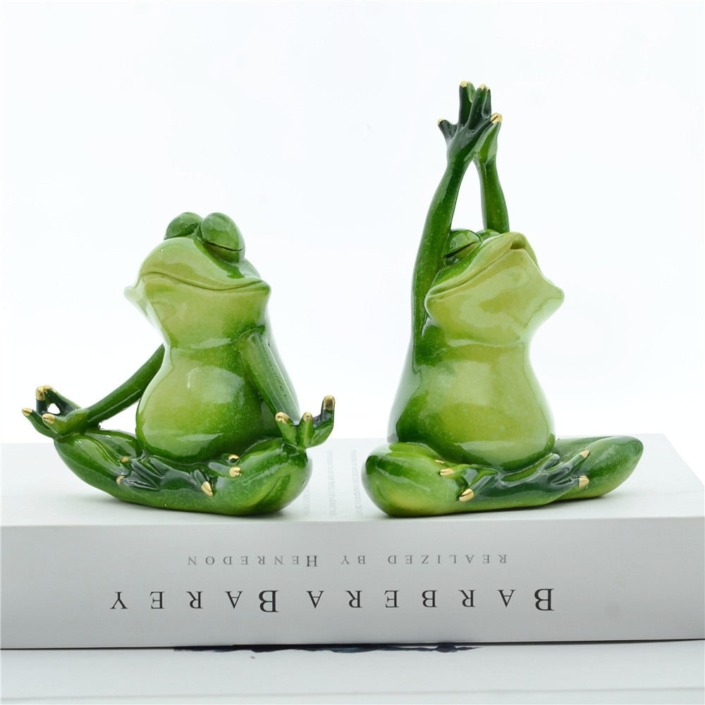 NamaStay Well mini frog ornaments