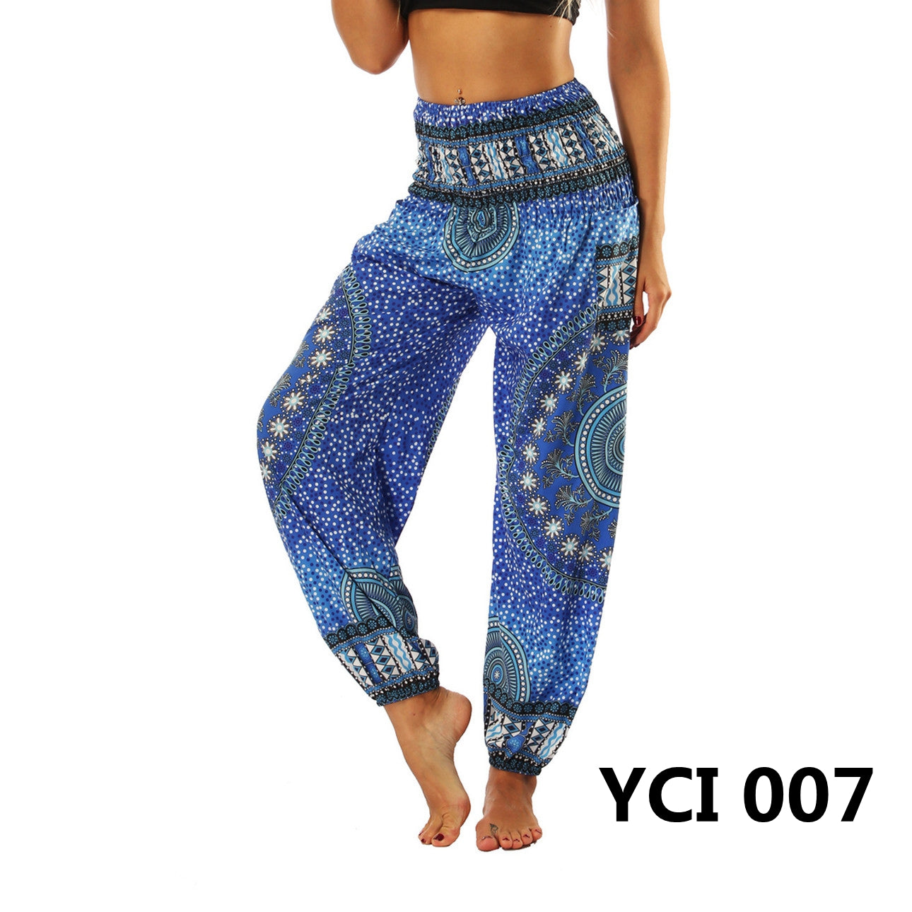 Women's Harem Pants, High Waist Yoga Trousers with Pockets