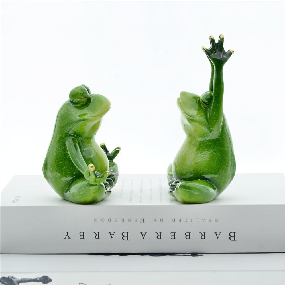 NamaStay Well mini frog ornaments