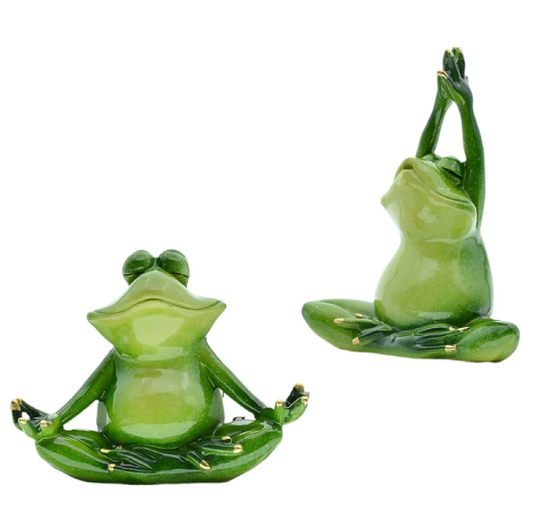 NamaStay Well mini frog ornaments